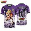 2026 Summer Dragon Ball Retro Fitness T-shirt Men's Oversized 3D Printed Short-sleeved Family Unisex Children's Sports Shirt