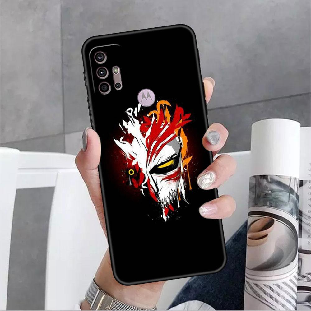 Case For Motorola G60 G30 G22 Edge 20 Lite G31 One Fusion G9 G8 G60s G51 G71 G52 G200 G50 TPU Phone Cover Kurosaki Ichigo Bleach