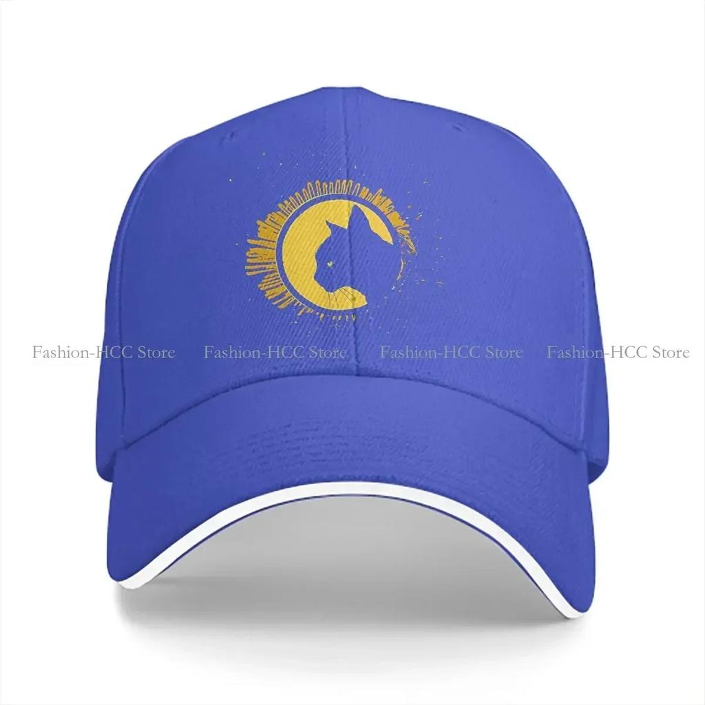 Summer Cap Sun Visor Zu In The Moon Hip Hop Black Cat Peaked Hats