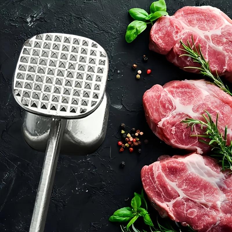 Aluminum Tenderizing Hammers, Round Hammers for Restaurant/supermarket Tenderizing, Uncharged Manual Food Service Equipment