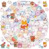 100 Cute Bear Stickers: Cartoon Stationery for Water Bottles & Notebooks