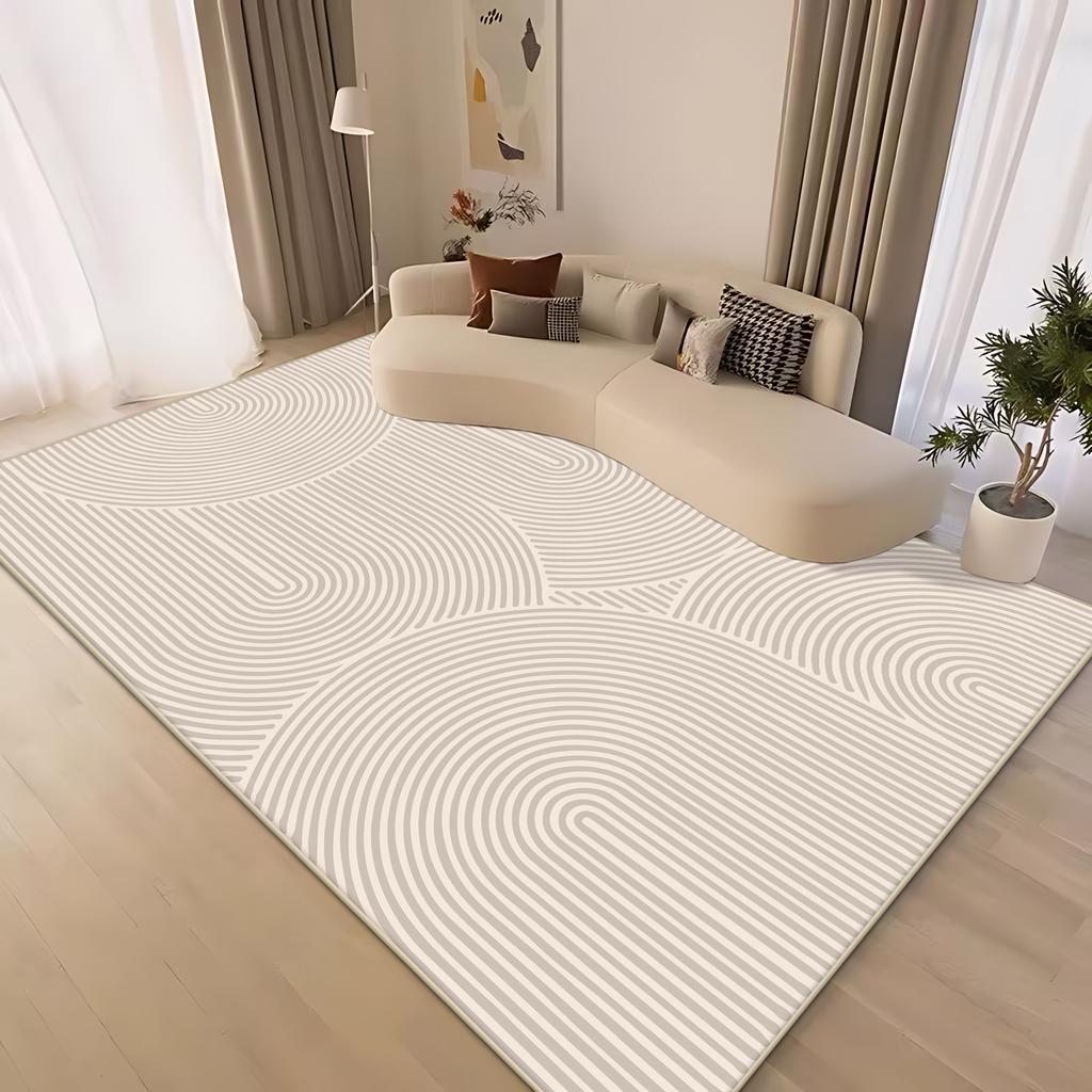 Modern Simple Style Living Room Rug Non-slip Big Size Decoration Home Bedroom Carpet Soft Lint-free Easy Cleaning Sofa Table Mat