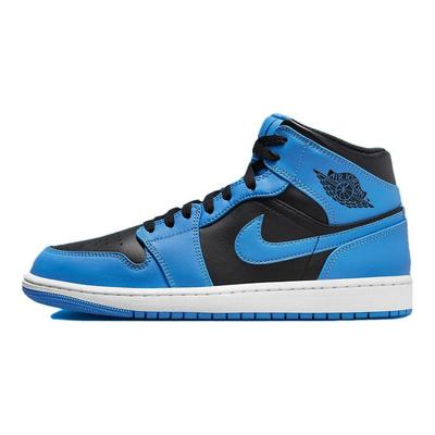 Sneakers Uomo Air 1 Mid University Blue Black Bianco DQ8426-401