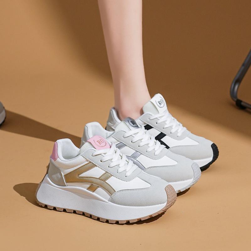 Forrest Gump Women's Thick-Soled Spring 2025 Running Shoes - Versatile, Fashionable Street Style