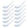 Thunder Group Renge (Spongee) Soup Spoons, 14.3cm, Set of 12, Perfect for Curry, Ramen, and Fried Rice, Dishwasher Safe, Shatter-Resistant, Melamine D