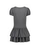 Iligo Bow Flare Mini Dress Charcoal