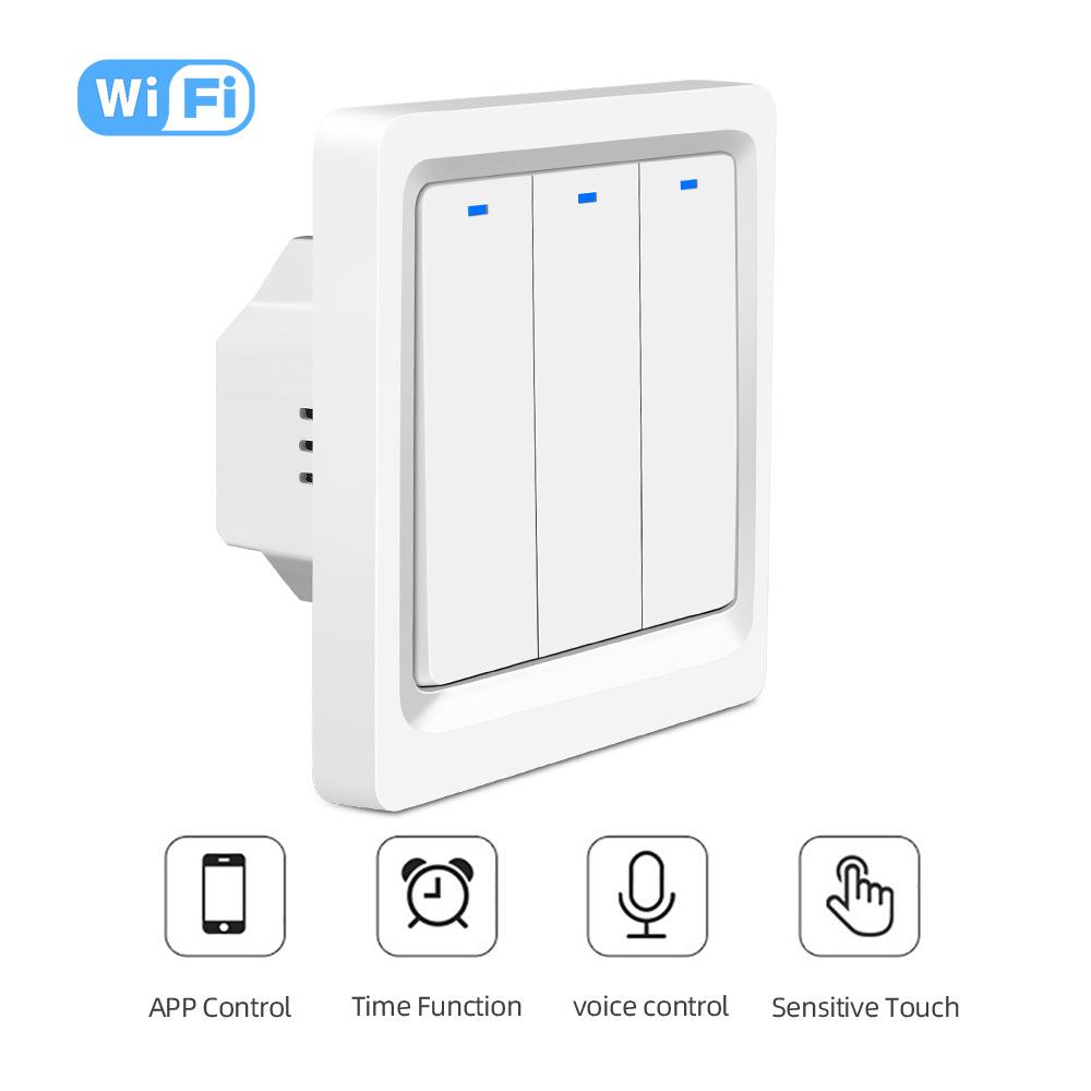 Zigbee Tuya Smart 3-Button Scene Switch with Bluetooth App Control