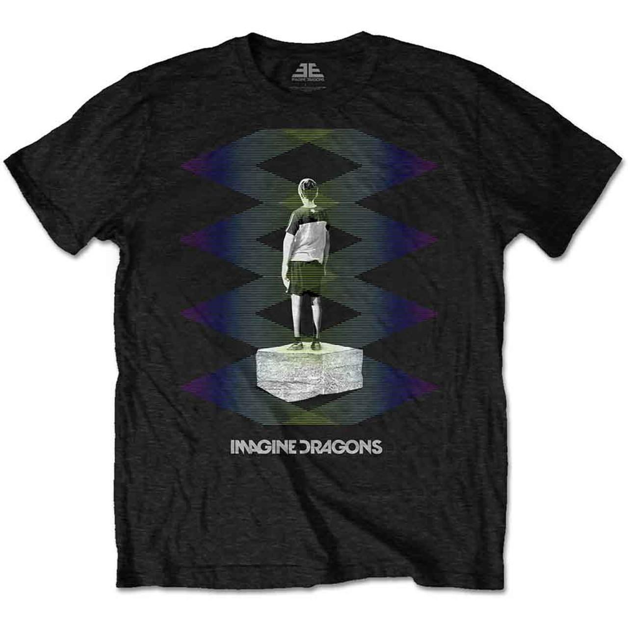 Imagine Dragons: Zig Zag T-Shirt (Officially Licensed) Large L