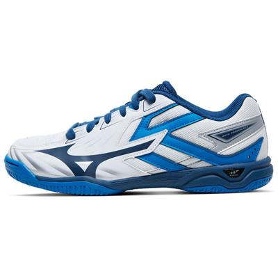Rutschfeste verschleißfeste Low-Top Trainingsschuhe Unisex Weiß Blau Sneaker 81GA2420-01