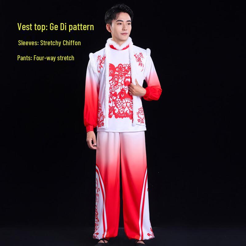 Chinese Folk Dance Performance Costume XL