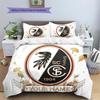 Custom Name SC Freiburg Pattern Bedding Quilt Set  Home Decoration  Gift (1 * duvet cover + 2 * pillowcase  without core)