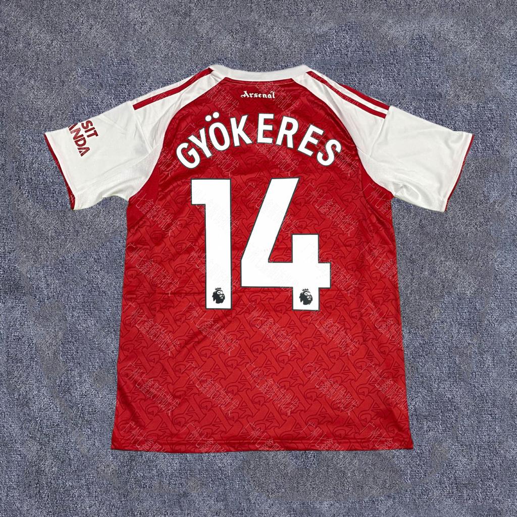 Cross-border Delivery 242526 Arsenal Short-sleeved Jersey, Star Number, Quality Printing Number, Spot Size T-shirt, Rest Assured To Shoot