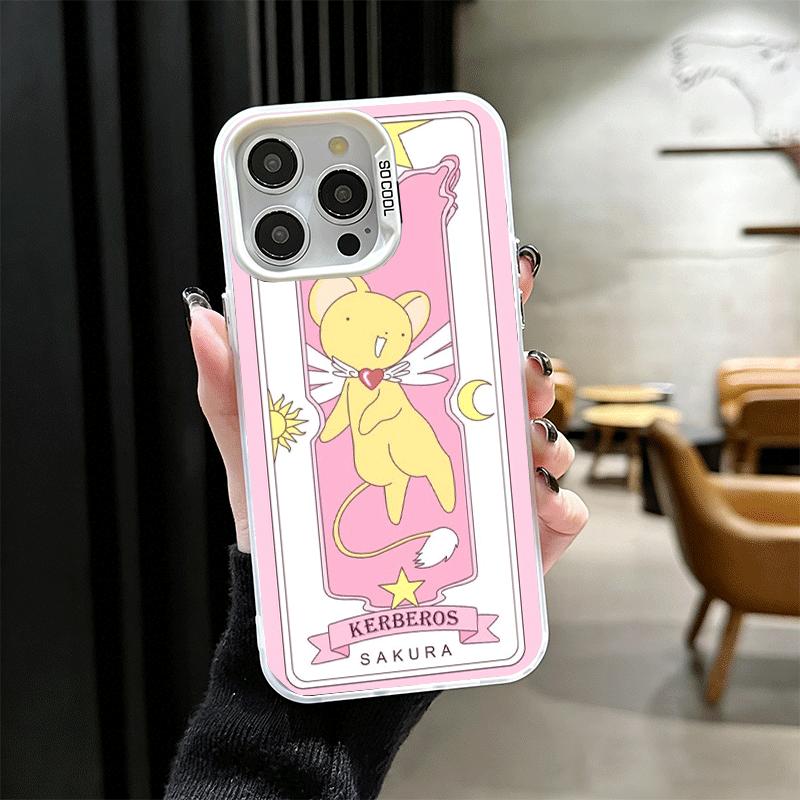 Cardcaptor Sakura Cute Girl Soft Phone Case for iPhone 15 16 17 Pro Max 17Air 16E 14 Plus 13 12 Mini Shockproof Cover Back Shell