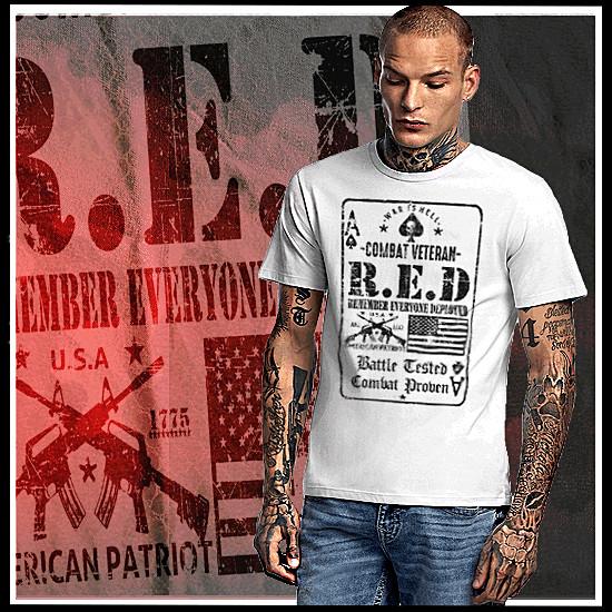 

Combat t-shirt military Infantryman Mortarman Remember everyone deployed tee 4XL