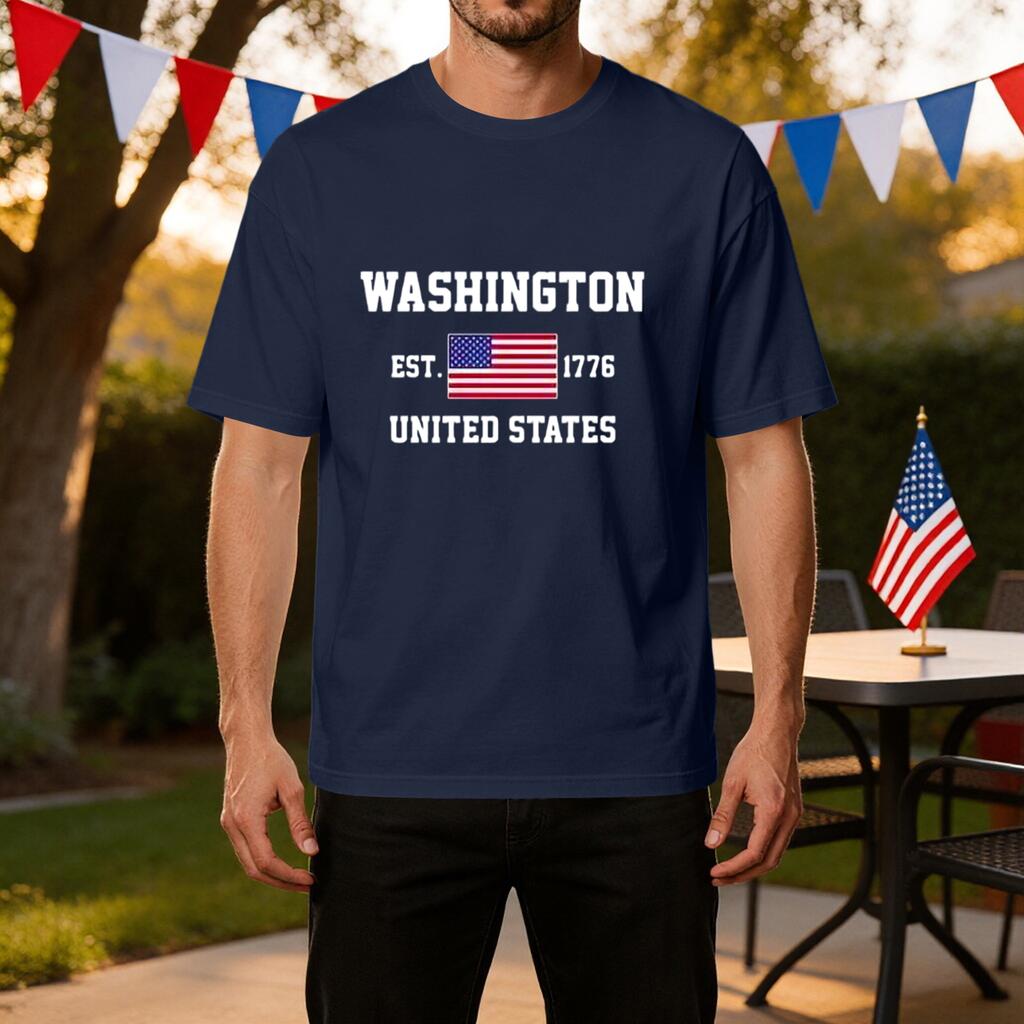 Men's Casual Short Sleeve T-Shirt Lightweight Breathable Fabric Crew Neck Printed Graphic Tee for Everyday Wear and Outdoor Activities