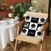 Fashion MMary Quant Cushion Cover Silky Short Plush Invisible Zipper Dustproof Sofa Pillow Case for Home Decor