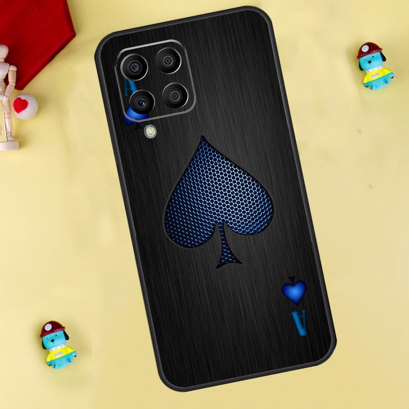Ace of Spades Case For Samsung Galaxy M33 M15 M55 M31 M13 M12 M14 M06 M16 M36 M56 M53 M32 M52 M35 M34 M54