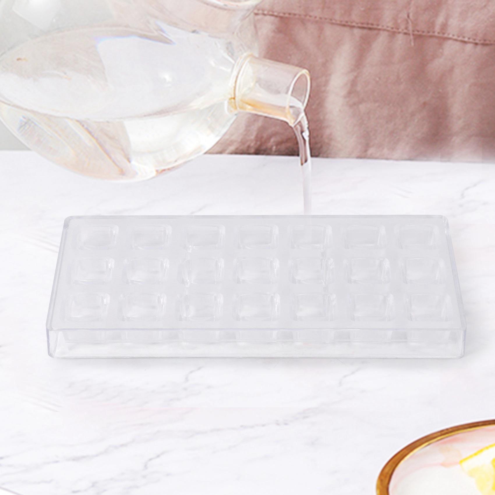 T02C!3D Chocolate Mold Homemade Square Chocolate Diy Pastry Tools Polycarbonate Chocolate Moulds прозрачный