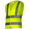 Warning Vest 4 Stripes, Yellow, "", Ce, Lahti