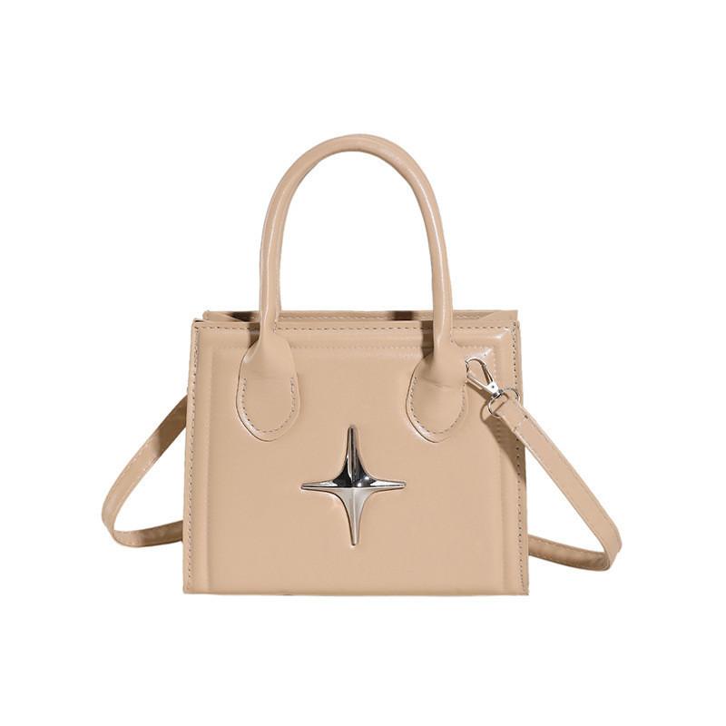 Trendy Stylish Star Mark Pu Small Handbag For Women Fashionable Shoulder Bag