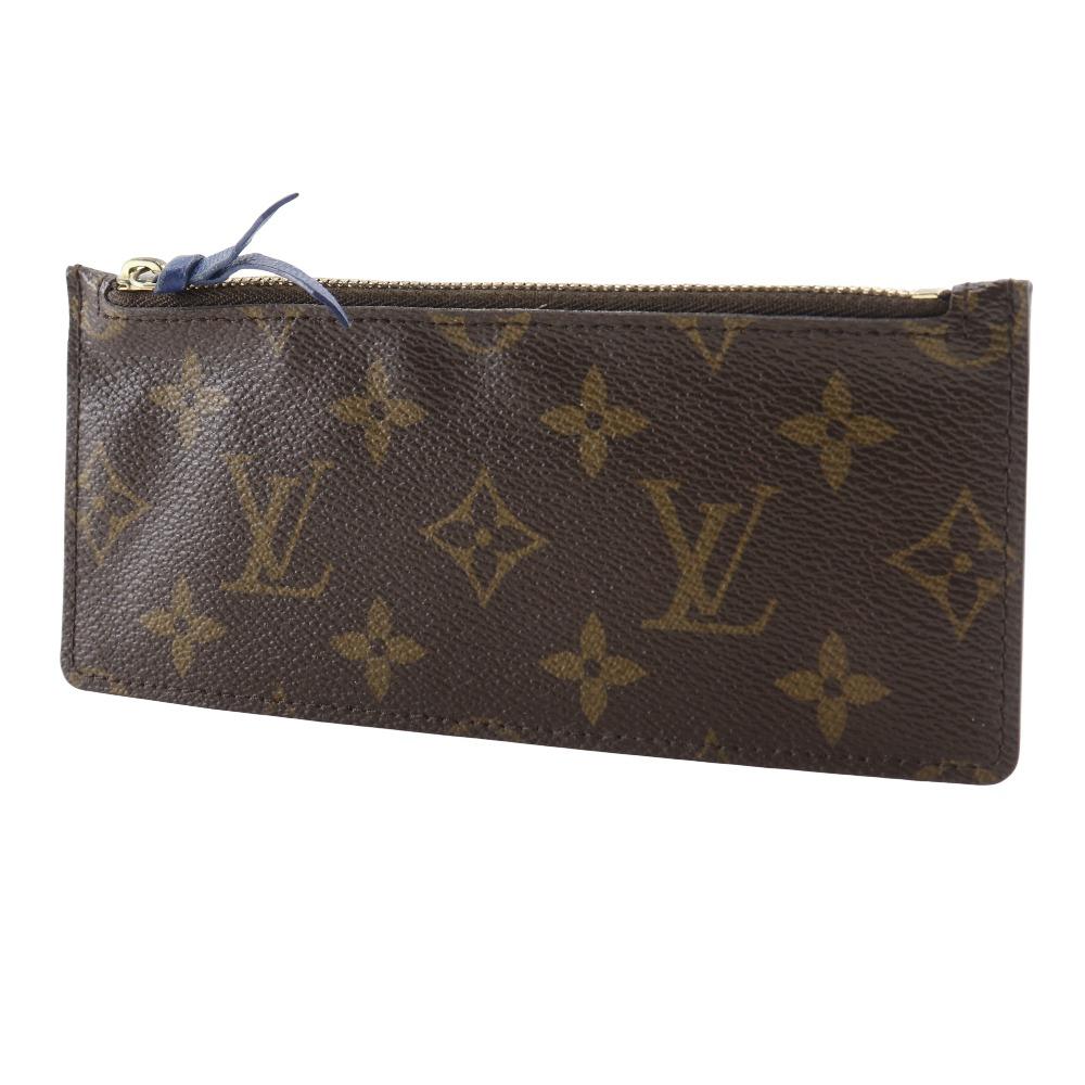 LOUIS VUITTON Portefeiulle Josephine Purse M60164 Three fold Brown Monogram canvas Women Used