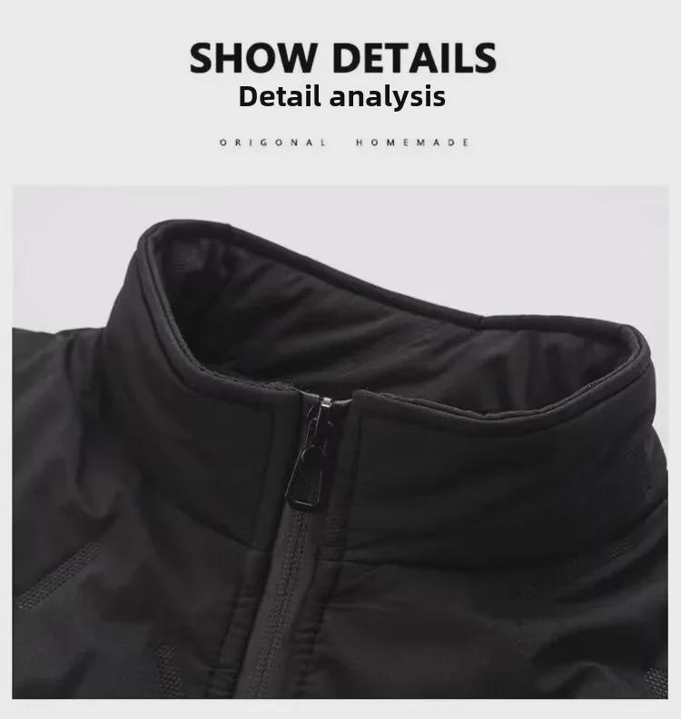 Men's Velvet Lambskin Stand Collar Vest - Warm Autumn & Winter Jacket