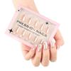 Minimalist French White Press-On Nails - Short Almond Shape for Manicure