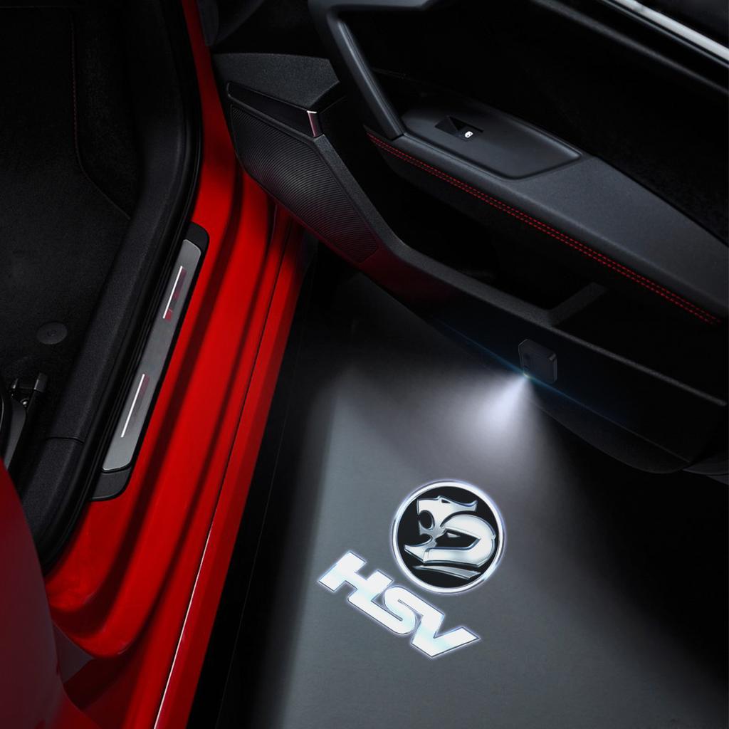 1/2 Stück Für Holden HSV Abzeichen Commodore Cruze Captiva Colorado Autotür Willkommensleuchten Laser Projektor Logo Drahtlose Erkennung