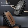 Baojun E100/200/310/530 Leather/Stitched Metal Car Key Case