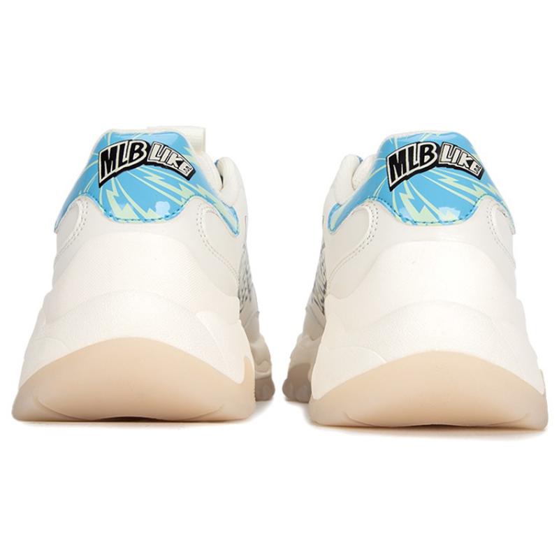 MLB Big Ball Chunky Sneakers Unisex Low Top White/Blue Color Sneakers 3ASHCLC2N-50IVS