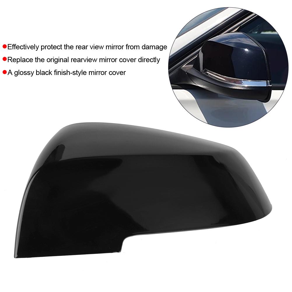 Glossy Black Mirror Covers 51167292745 51162222544 Replacement Fits for F30 F22 F32 F33 2012 2020 Left