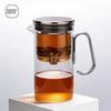 SAMADOYO Heat-Resistant Glass Teapot 580ml with Tea Strainer, Tea-Water Separation Pot