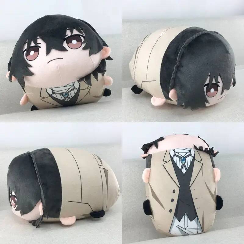 NEW Bungo Dazai Osamu Nakahara Chuuya Nakajima Atsushi Plush Doll Anime Stray Dogs Soft Stuffed Pillows Cushion Kids Gifts Toys