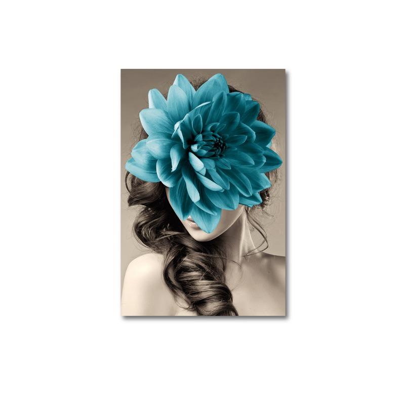 Modern Simple Beauty Living Room Decoration Painting Northern European Characters Porch Frameless Hanging Painting Core