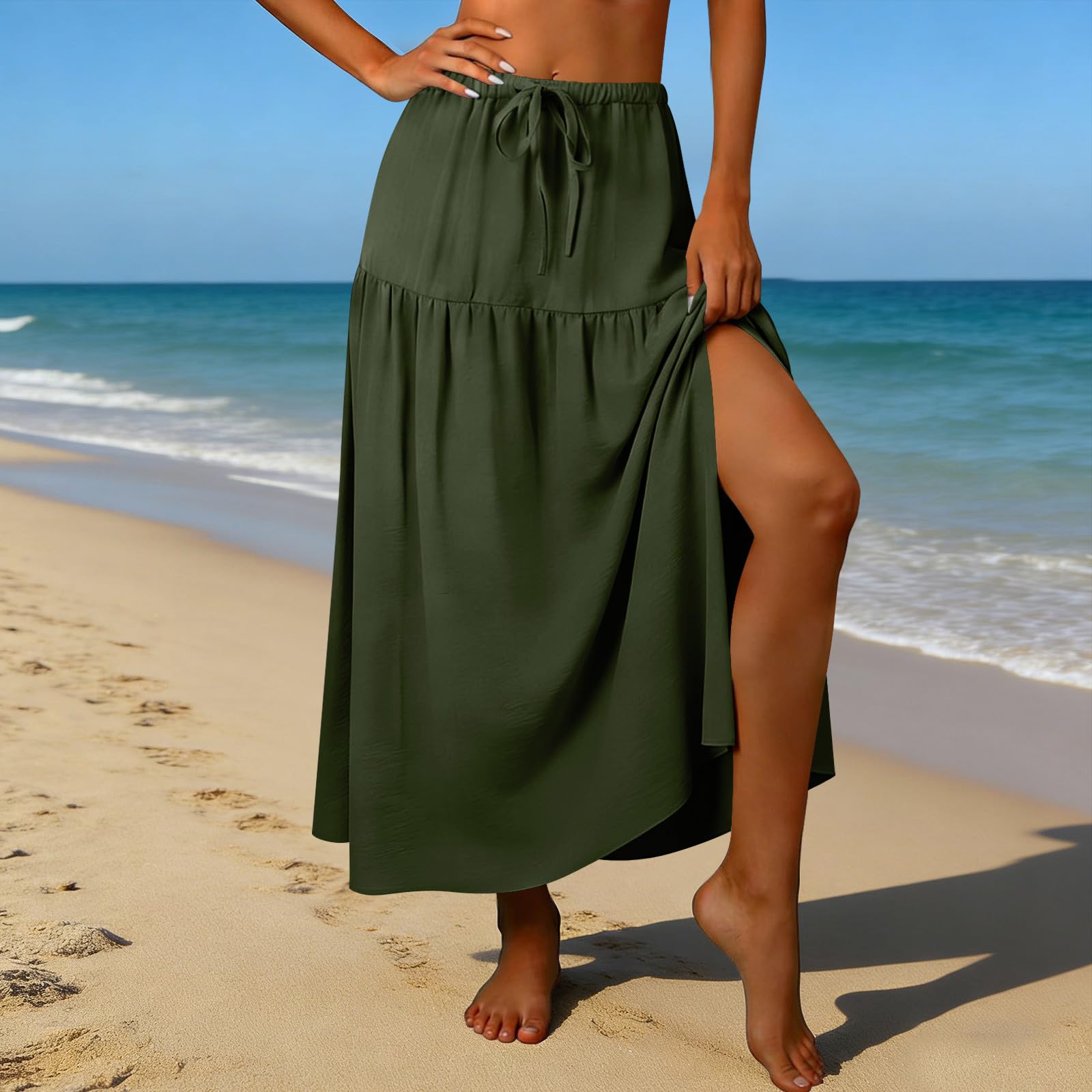 

Casual summer dresses for women 2026 midi dresses for women graduation dress floral dress dresses for women L армия зеленый