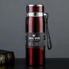 Portable H6 Stainless Steel Insulated Travel Kettle - Large Capacity Water Bottle with Strap