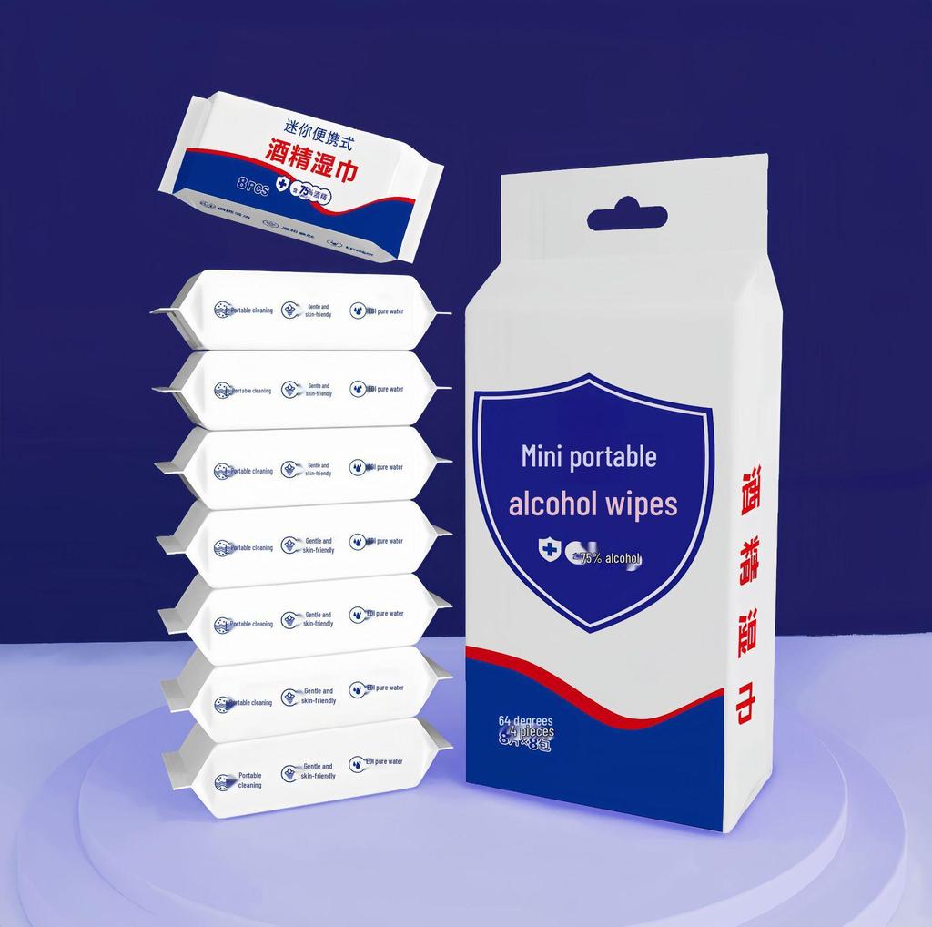 Portable Mini Baby Wipes: Disposable Hand & Mouth Cleaning for Infants & Toddlers