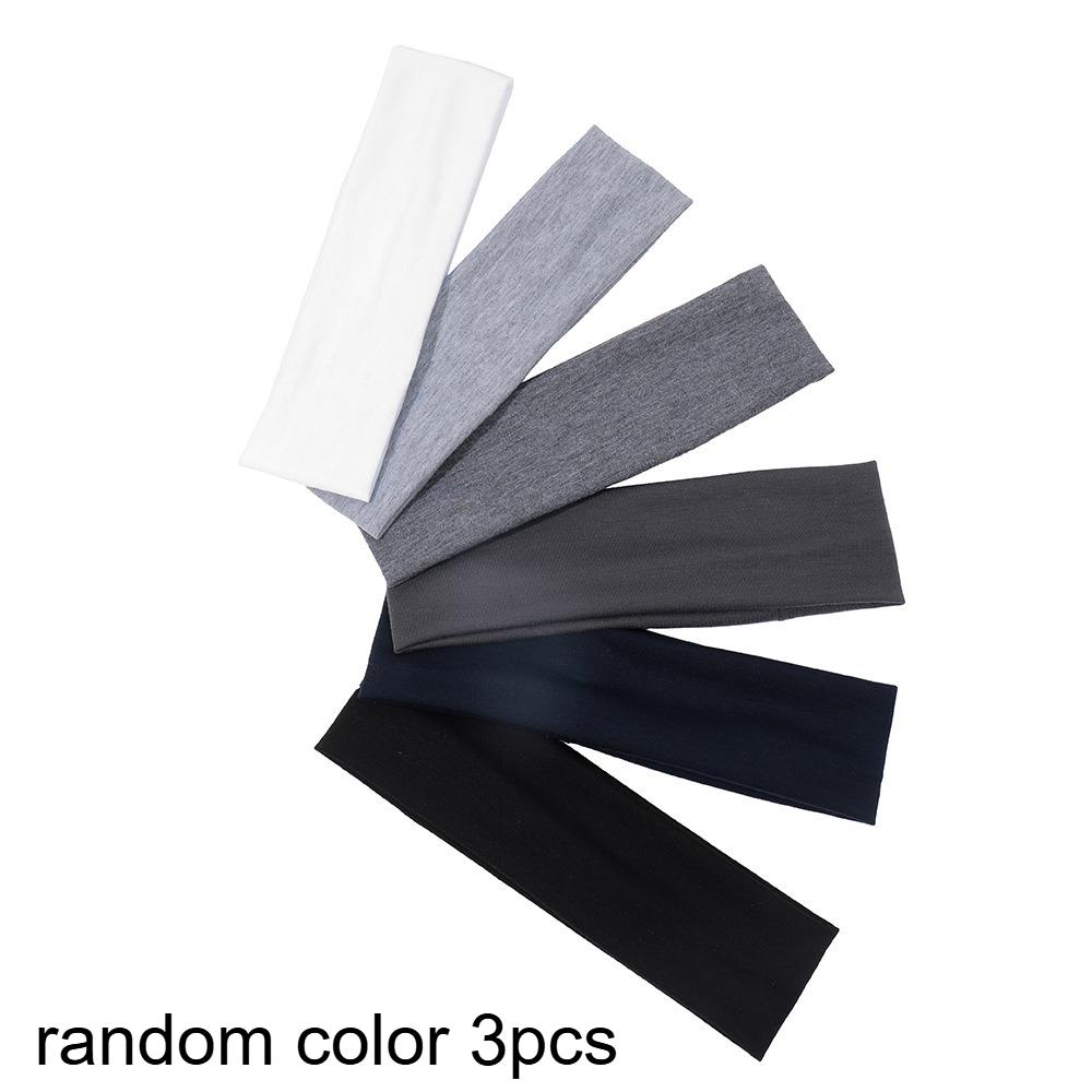 1pcs Sports Headbands for Men Women, Soft Elastic Sweat-Wicking Polyester Headband, Non-Slip Hairband for Yoga Running Workout