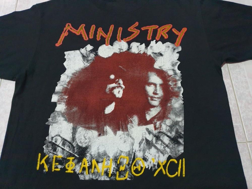 vintage 90s Ministry Sepultura Black Unisex ALl size Shirt Unisex T-Shirt XL