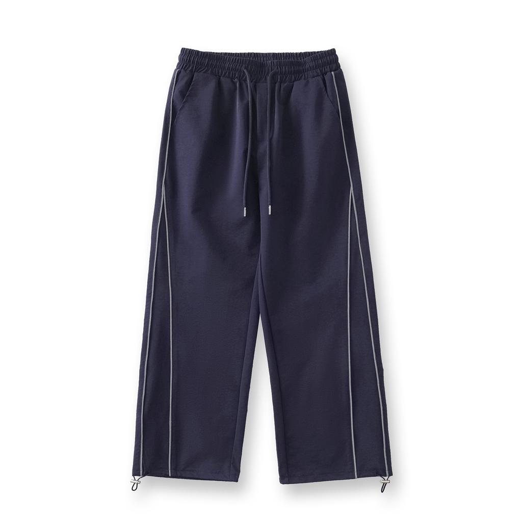 Men's spring new trendy brand solid color casual loose casual pants men's straight vertical versatile trousers
