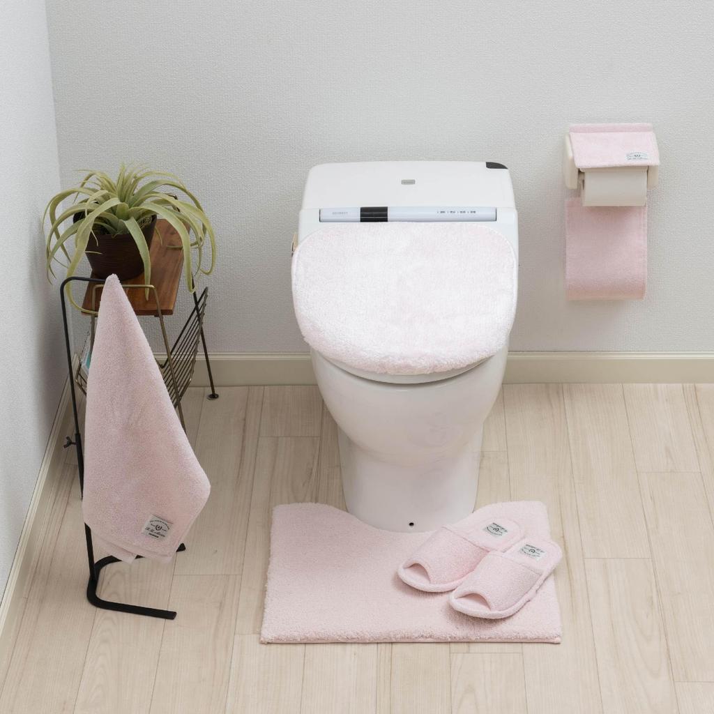 Senko Cushioni 3 Toilet 40 X 50 70030 [BB Collection] Mat, Approx. Cm, Pink,