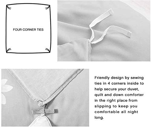 Anime Fantasy Fairy Duvet Cover Set 3-Piece Bedding Set with 2 Pillow Shams Cartoon Silhouette Decor Single Twin Size