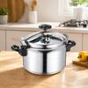 Stovetop Compatible Aluminum Pressure Cooker Heat-Resistant Non-Electric