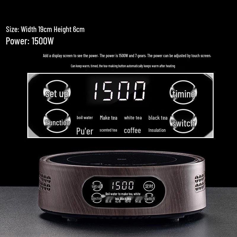 Mi Ceramic 1500W Mini Tea Maker & Induction Cooker - Automatic Warm, Compact Design for Home