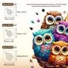 The Owl and Animals Theme Wooden Jigsaw Puzzle Wood Home Decor Painting Christmas and Halloween Gift Toy for Teen and Kid