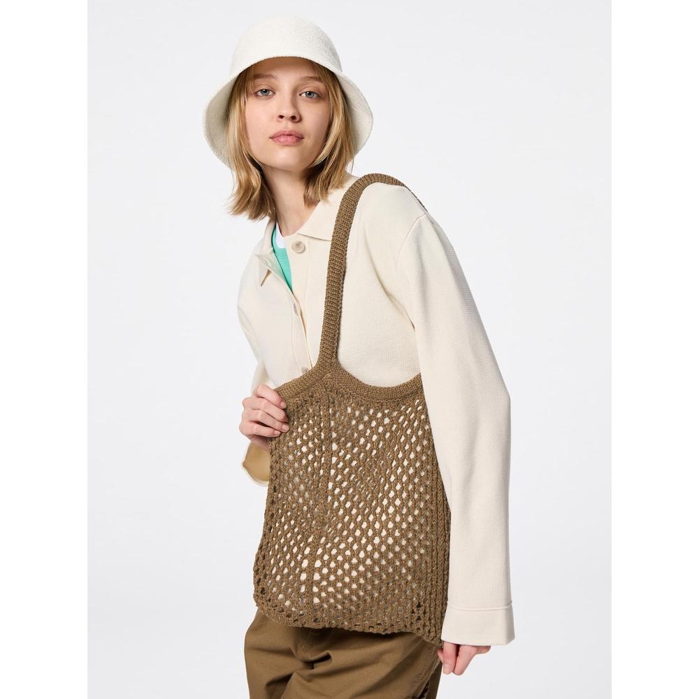 Gu By Uniqlo Mesh Knit Bag