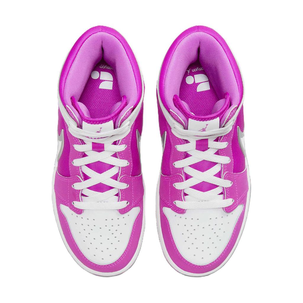Air Jordan 1 Mid RM EasyOn GS Roz Foc Alb FQ1281-601