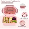Portable Bento Boxes Adult Lunch Box Containers With 4 Compartments Lunchable Food Container Back To School For Adults Men Women