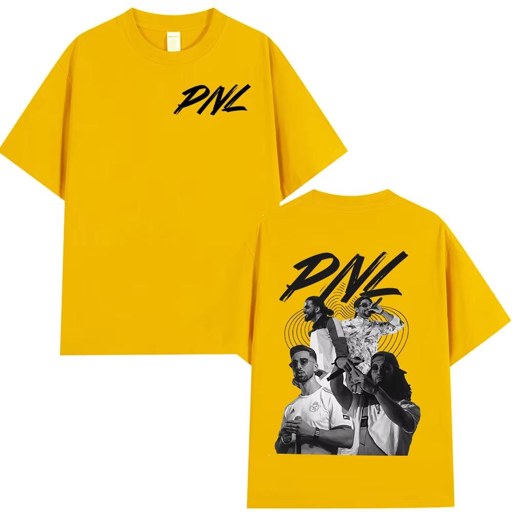 Rapper PNL Que la famille Alubm graphics 100Cotton music Tshirt Men 2026 New Summer Hip hop unisex Short sleeve shirt fan gifts