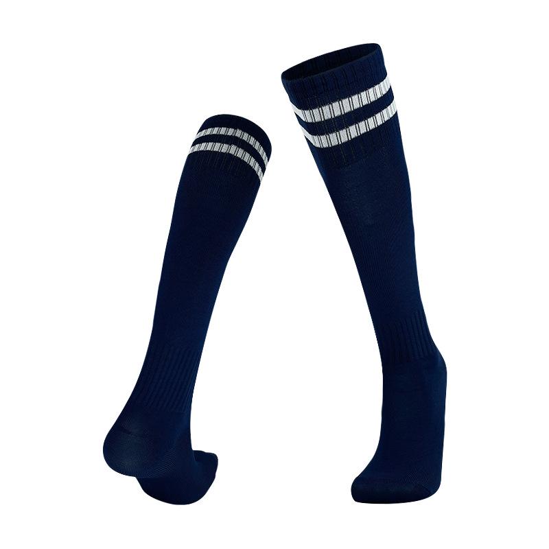 Professional Two-Bar Football Socks - Men's & Children's Over-the-Knee High-Performance Sports Socks